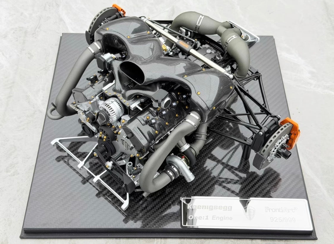 FA 1/6 Koenigsegg One:1 Engine Scale Model