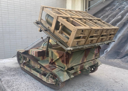 1/6 Scale Renault UE Tractor German Captured Rocket Launcher Display Model