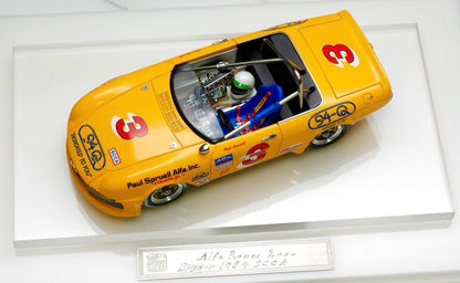 Masterpiece by Hayakawa Matsuyoshi 2000‘s work 1/43 Alfa Romeo 1984 Spyder SCCA Handmade Model