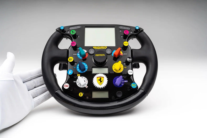 Amalgam 1:1 Ferrari F2004 Formula 1 Steering Wheel Resin Replica
