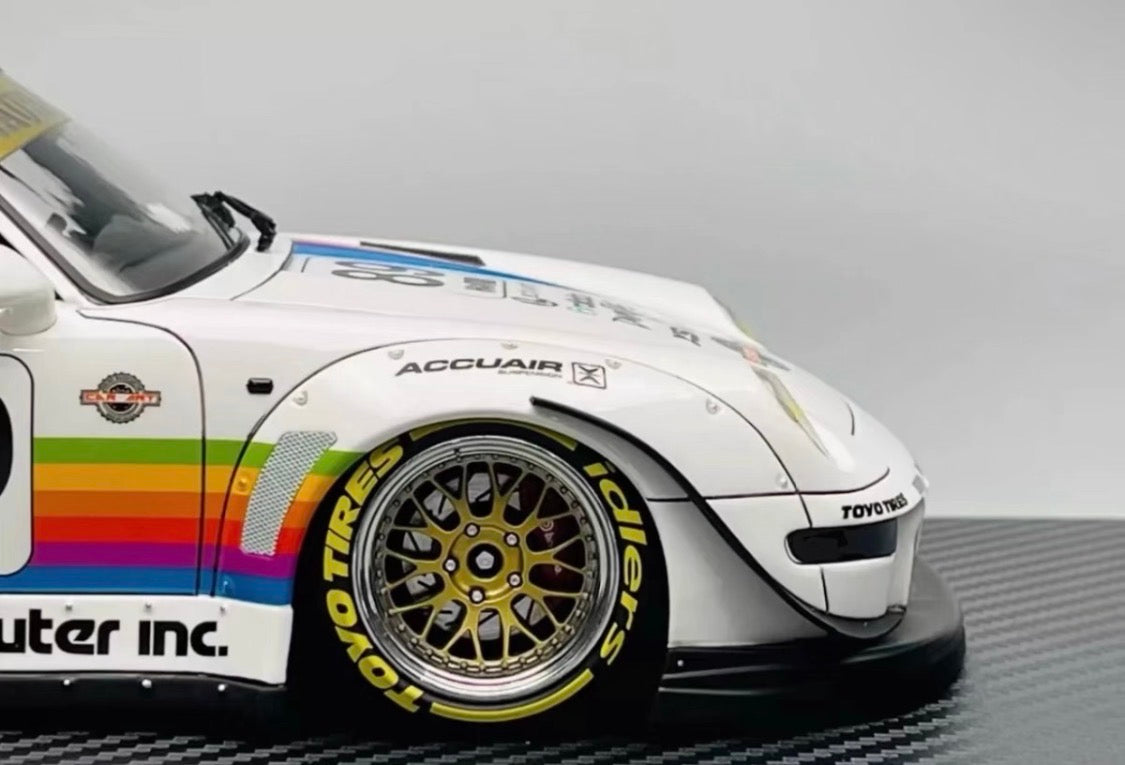 Ignition Model 1/18 Porsche RWB 964 Apple Racing #89