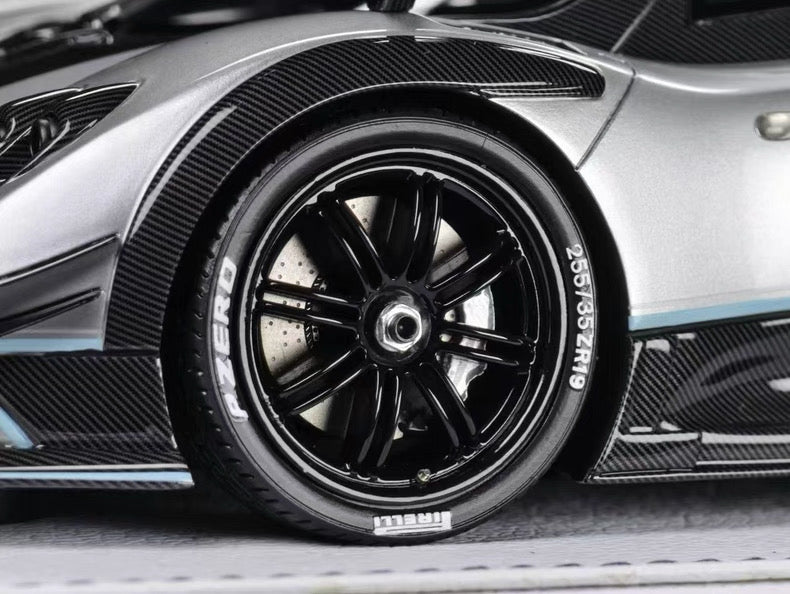 Peako 1/18 Pagani Zonda 760 Resin Model – Alpine Silver