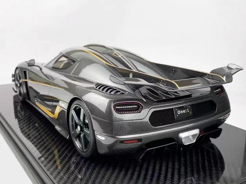 Frontiart 1/12 Koenigsegg One:1 Resin Model | Carbon Gold Edition | Collector Grade