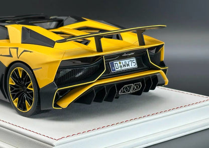 Davis&Giovanni 1/18 lamborghini aventador lp750-sv pearl yellow – limited to 8 pcs