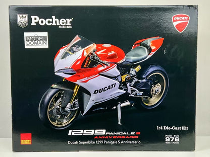 Pocher 1:4 Ducati 1299 Panigale S Model Kit – 976 Parts Diecast Limited