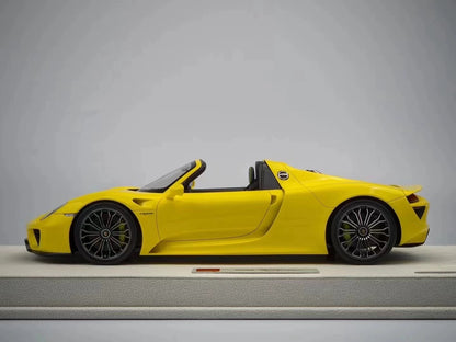 Make Up 1/18 Porsche 918 Spyder 2011 Resin Model – Yellow