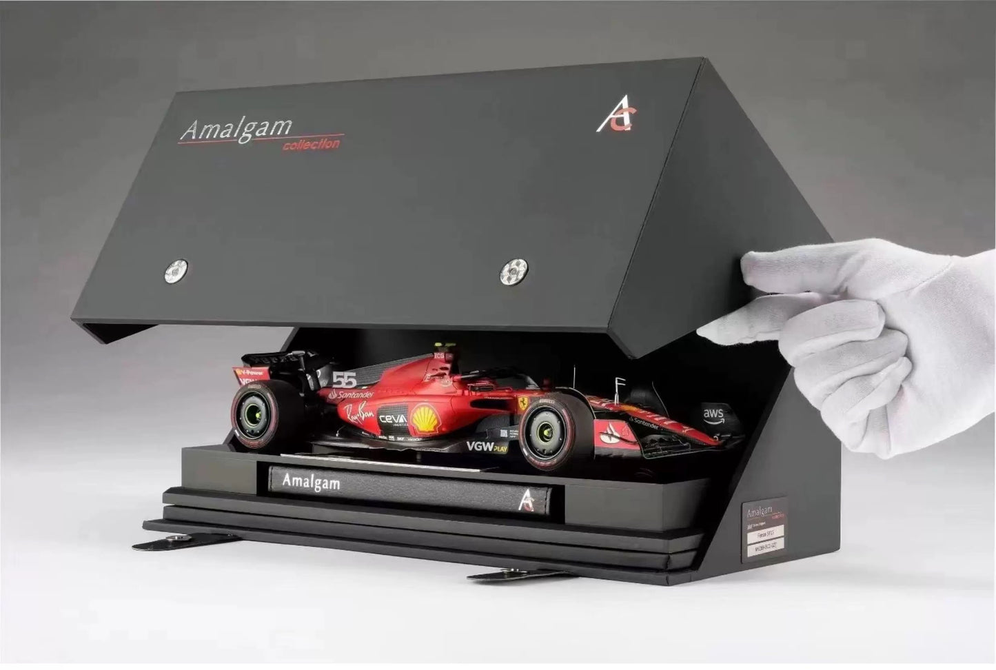 Amalgam 1/18 Ferrari SF-23 No.55 Carlos Sainz 2023 Resin Model