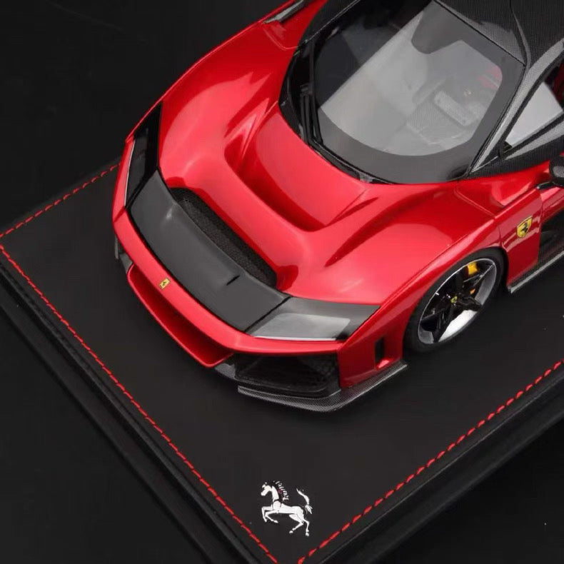 BBR 1/18 Ferrari F80 Metallic Red Resin Model