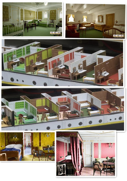 1/200 RMS Titanic Finished Model with Interior Structure – Museum-Grade Edition