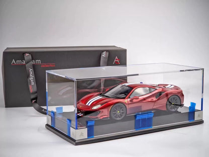 Amalgam 1/18 Ferrari 488 Pista Rosso Corsa Resin Model