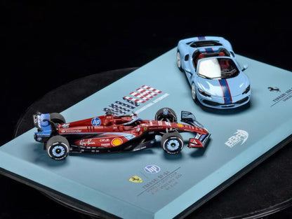 BBR 1/43 Ferrari SF-24 & 296 GTS Miami Special Livery Double Set