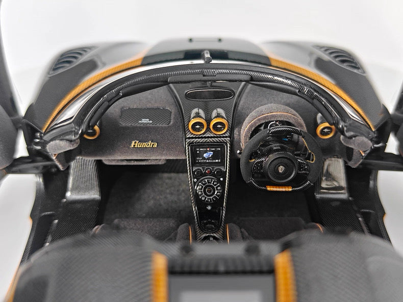 Frontiart 1/18 Koenigsegg Agera S Hundra Carbon Gold Fully Opening Model