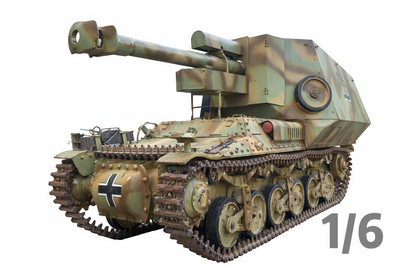 1/6 Scale Sd.Kfz.135/2 105mm Self-Propelled Gun Full Interior Custom Model