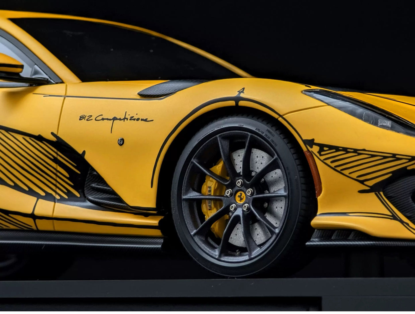 Amalgam 1/18 Ferrari 812 MVS ART Auction Edition Resin Model