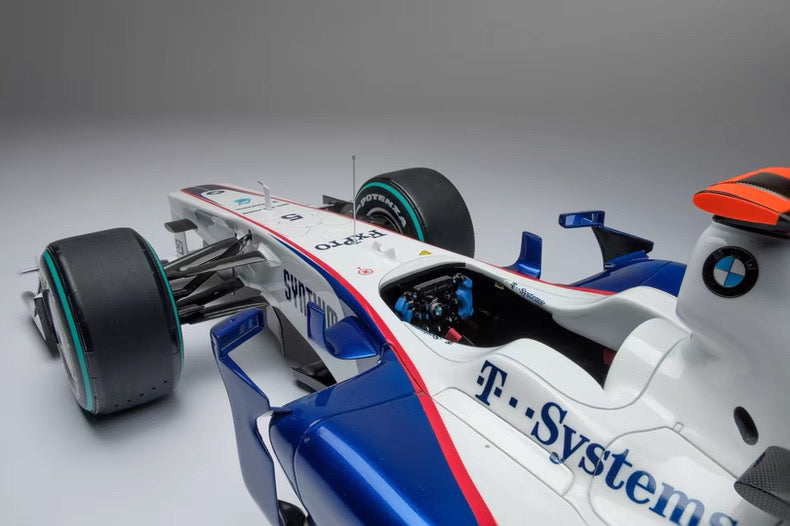 Amalgam 1/8 BMW Sauber F1.09 Formula 1 Resin Model – Robert Kubica – 2009 Abu Dhabi Grand Prix