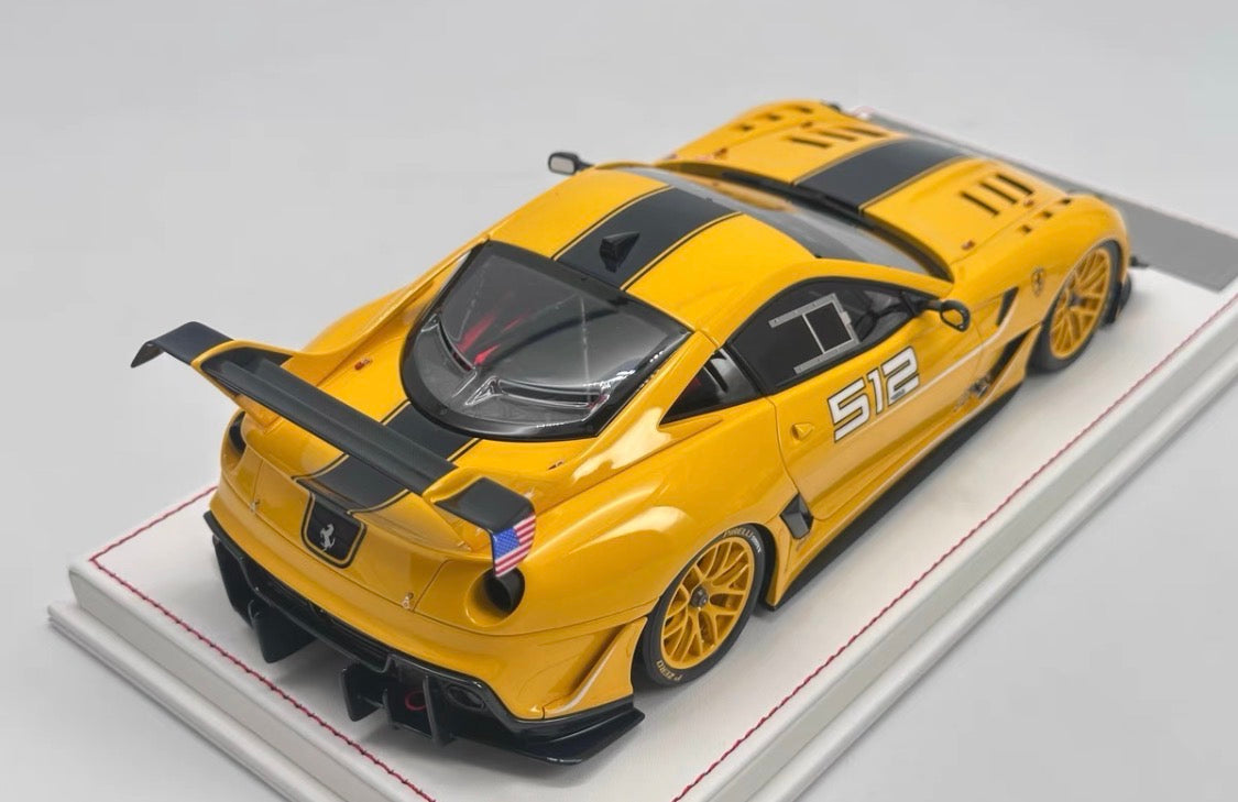 DG Model 1/18 Ferrari 599 EVO XX Yellow Resin Display Model