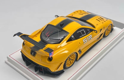 DG Model 1/18 Ferrari 599 EVO XX Yellow Resin Display Model