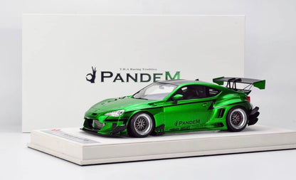 FuelMe Rocket Bunny Toyota GT86 V3 Green Chrome Edition 1/18 Resin Model