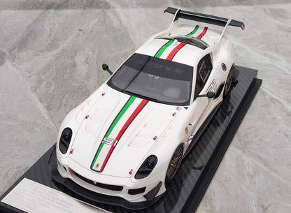 CE 1/18 Ferrari 599XX EVO #91 White Resin Model
