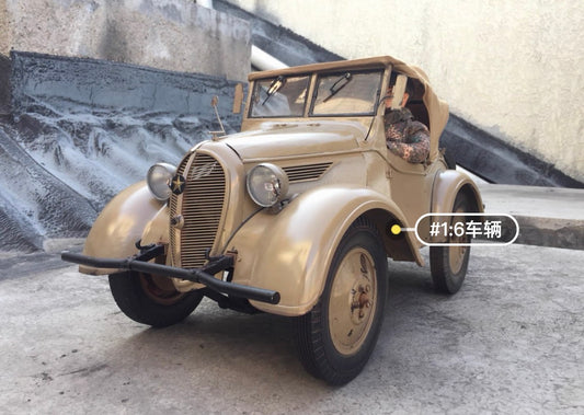 1/6 Scale WWII Mauritania Type 100-5 Jeep Custom Display Model