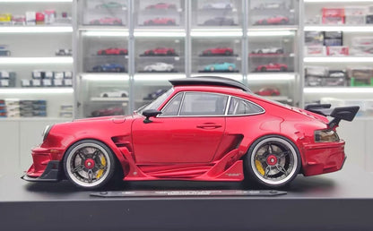 Dreamwalkers 1/18 Porsche 911 CHEVALIER D995 Flame Red Resin Model