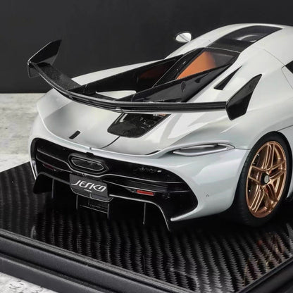 Frontiart 1/12 Koenigsegg Jesko Light Grey Gold Wheels | Resin Model