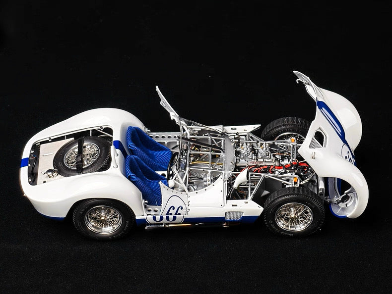 CMC 1/18 Maserati Tipo 61 Birdcage No.66 M-281 | Fully Opening Diecast