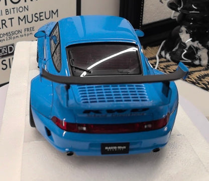 AUTOart 1/18 Porsche RWB 993 Blue Composite Model Limited Edition