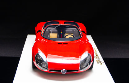DMH 1/8 Alfa Romeo Tipo 33 Stradale Resin Model – Museum Display Grade