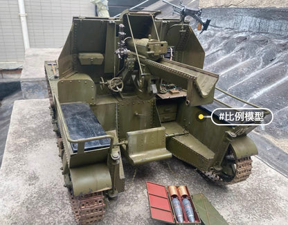 1/6 Scale WW2 Soviet Su-5-2 122mm Self-Propelled Howitzer Custom Model