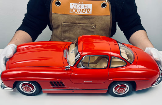 Ixo 1/8 Mercedes-Benz 300 SL Gullwing – Fully Assembled Pro-Built Model Car