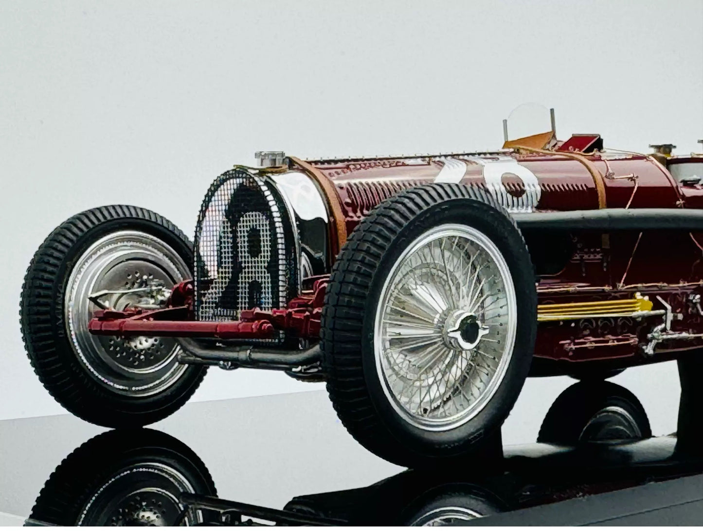 Amalgam 1/18 Bugatti Type 59 1934 Monaco Grand Prix Resin Model