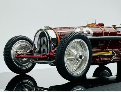 Amalgam 1/18 Bugatti Type 59 1934 Monaco Grand Prix Resin Model
