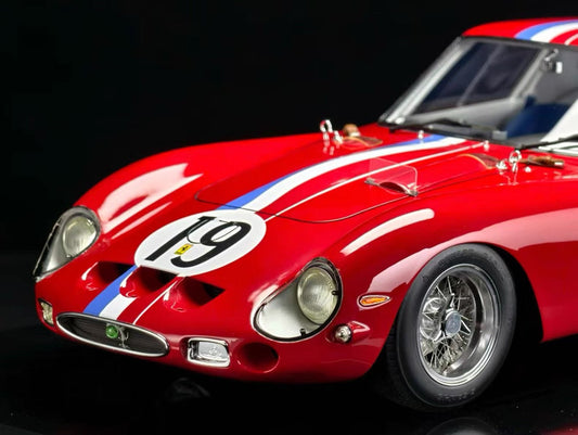 PGM 1/12 Ferrari 250 GTO Resin Model | Racing No.19 | Collector Edition
