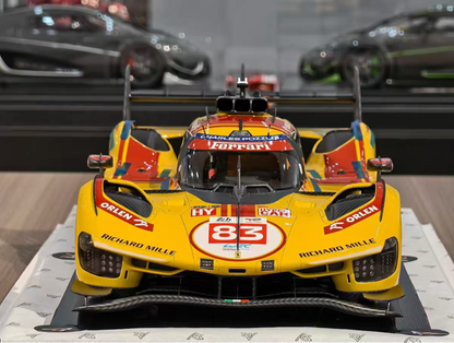 Amalgam 1/8 Ferrari 499P Le Mans Winner #83 Resin Model