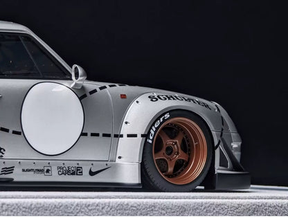 FuelMe 1/18 Porsche 993 RWB “Silver Pig” Resin Model