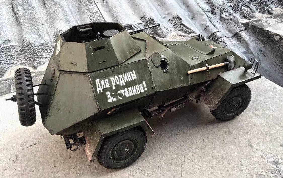 1/6 Scale WWII Soviet BA-64 Armored Reconnaissance Vehicle Custom Model