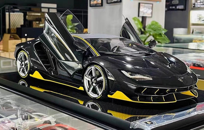 Amalgam 1/8 Lamborghini Centenario LP770-4 Roadster Black Carbon Limited #11