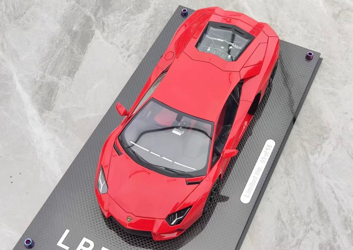 MCM Model 1/18 Lamborghini Aventador Miura Homage Full Opening Resin Model