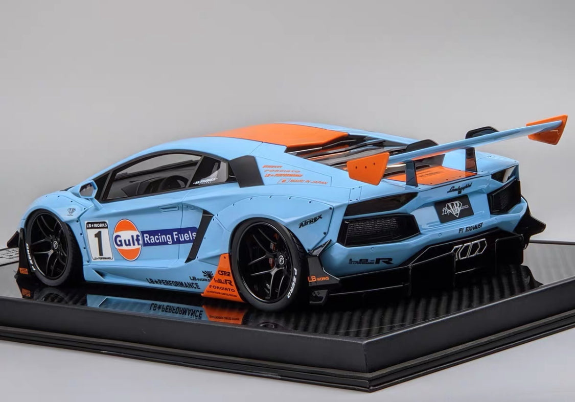 DG 1/12 Aventador 2.0 Gulf Livery Resin Model – Limited Edition