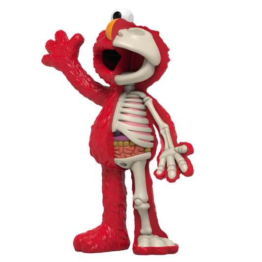 Mighty Jaxx Life-Size ELMO XXRAY Dissected Statue 4FT Limited Edition