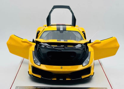 DM Model 1/18 Ferrari 488 Pista Fully Open Resin Model Limited 10