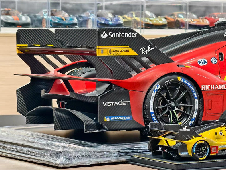 Amalgam 1/5 Ferrari 499P Le Mans 2023 Winner Weathered Resin Model
