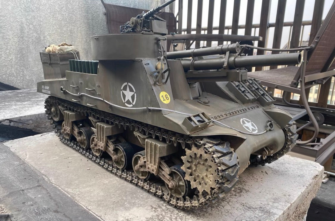 1/6 Scale WW2 U.S. Army M7 Priest 105mm Self-Propelled Howitzer Custom Model