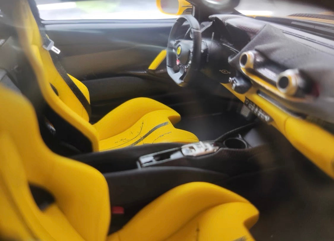BBR 1/18 Ferrari 812 Competizione Yellow P18207ARTCH