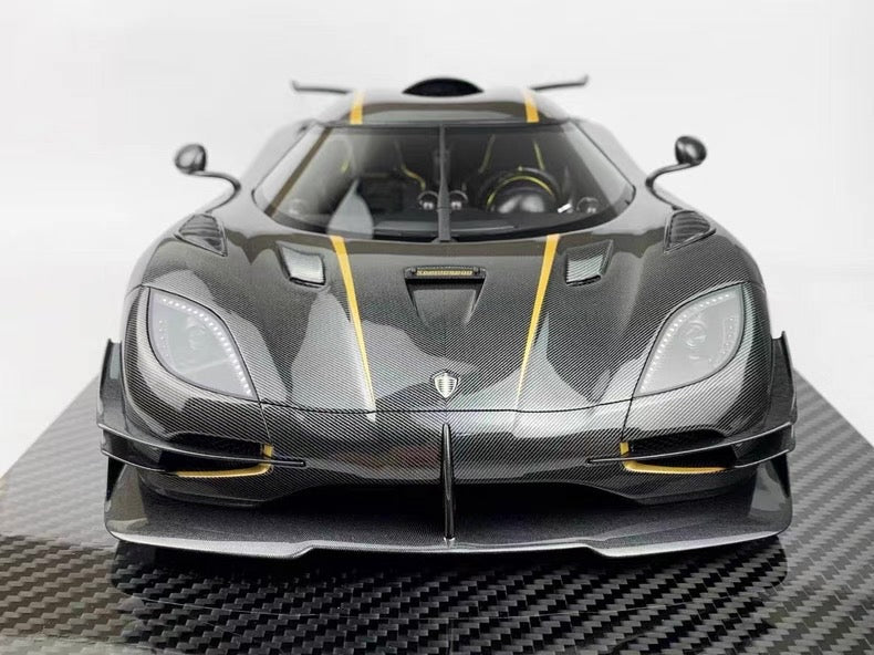 Frontiart 1/12 Koenigsegg One:1 Resin Model | Carbon Gold Edition | Collector Grade