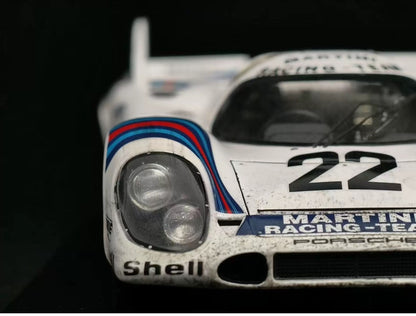 Amalgam 1:18 Porsche 917K #22 Le Mans 1971 Winner Weathered Resin Model