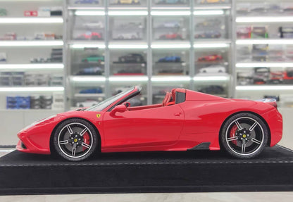 HH 1/18 Ferrari 458 Speciale Aperta Resin Model – Rosso Corsa Red – HH333