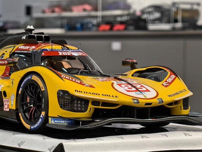 Amalgam 1/8 Ferrari 499P Le Mans Winner #83 Resin Model