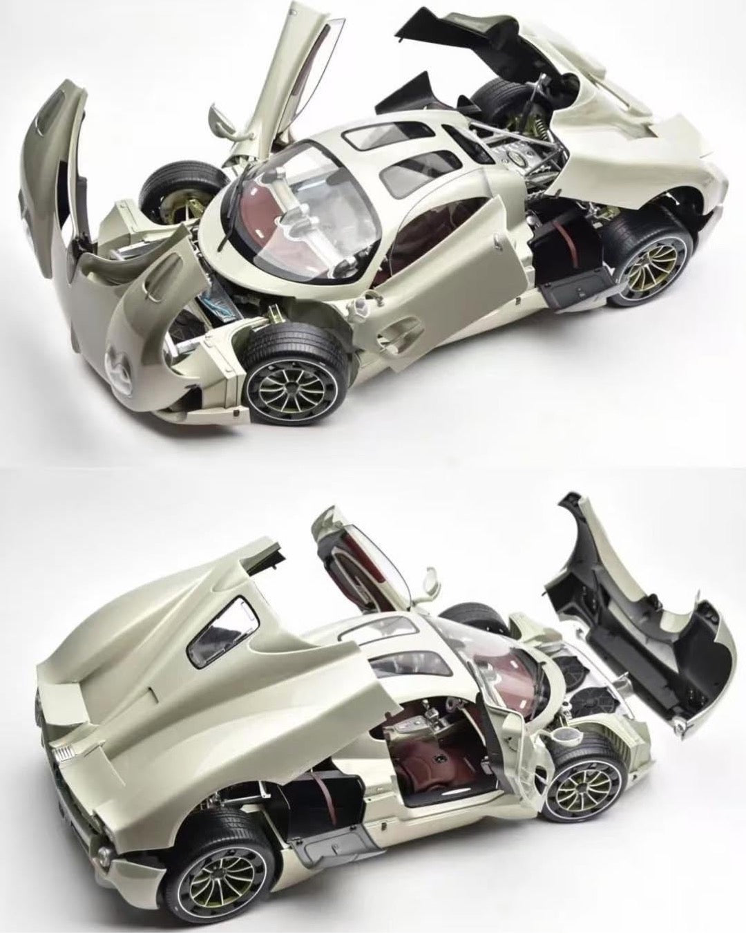 Pocher 1/8 Pagani Utopia Coupé Rinascimento Lucido – Finished Display Model – Rare in Stock